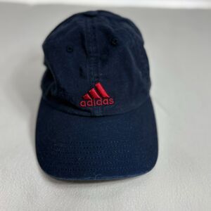 Adidas Areoready Adjustable Baseball Cap Hat Navy Blue Youth